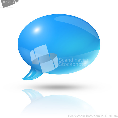 Image of Blue speech bubble