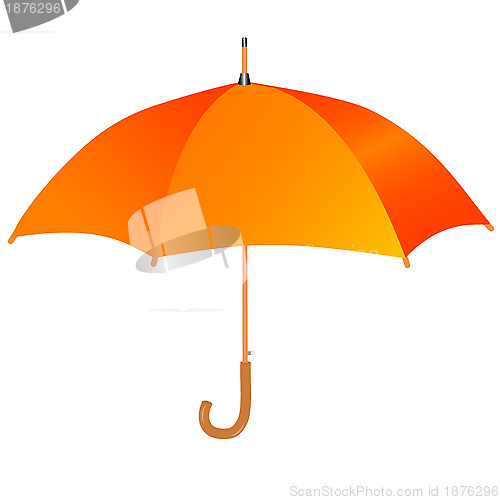 Image of Orange umbrella icon