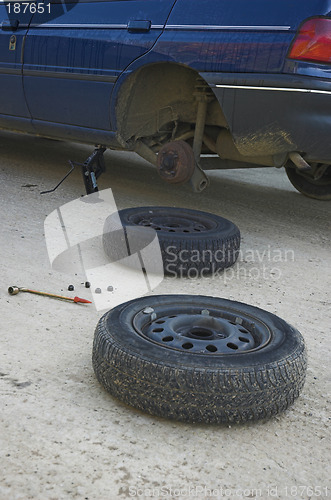 Image of Changing a wheel