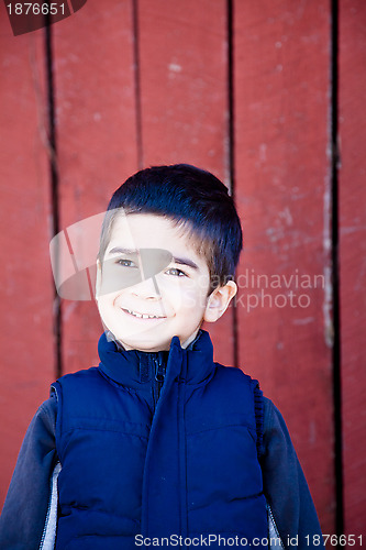 Image of Smiling Happy Little Boy