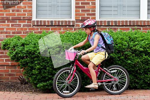 Image of Kids Biking to School