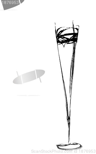 Image of stylized wine glass for fault
