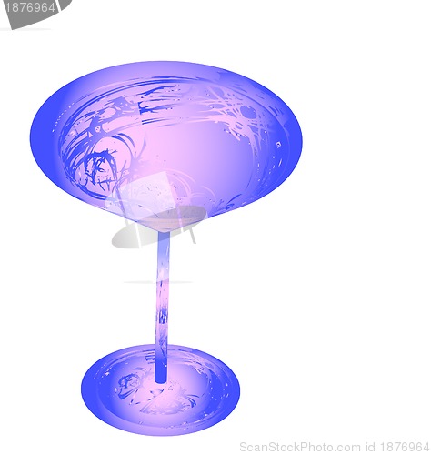 Image of stylized wine glass for fault