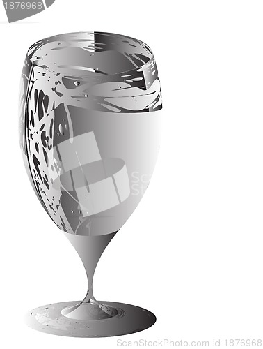 Image of stylized wine glass for fault