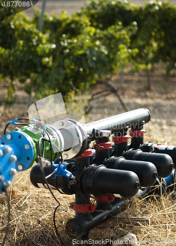 Image of Water pumps for irrigation of vineyards