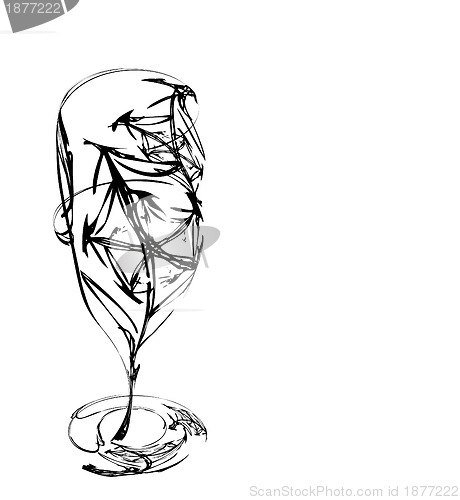Image of stylized wine glass for fault