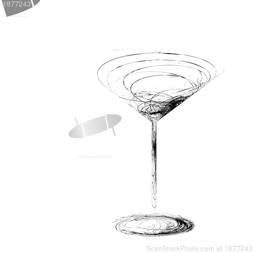 Image of stylized wine glass for fault