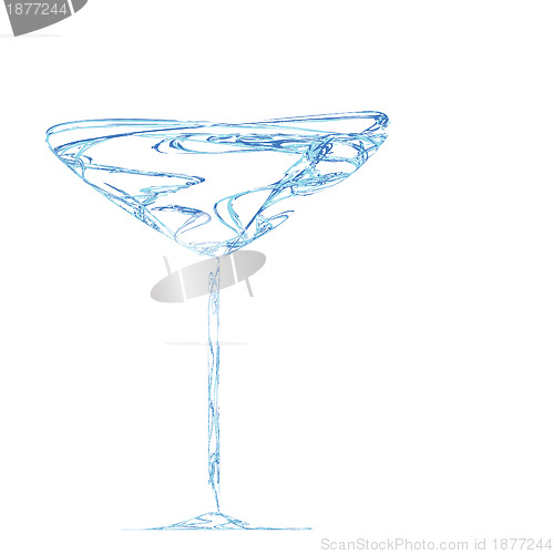 Image of stylized wine glass for fault