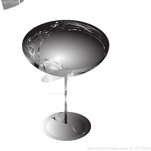 Image of stylized wine glass for fault
