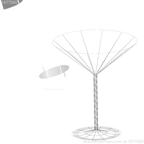 Image of stylized wine glass for fault