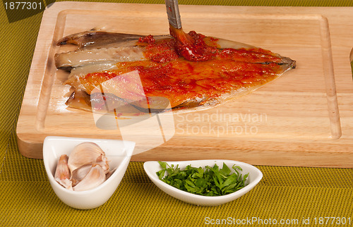 Image of Marinating a mackerel