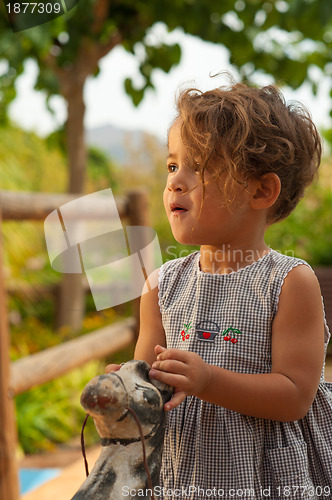 Image of Ejoying with an old toy