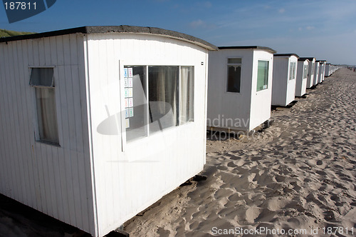 Image of A row of beach houses