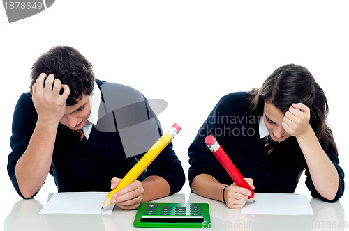 Image of Students trying to recollect the answer