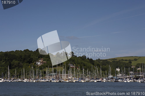 Image of view towards kingswear marina