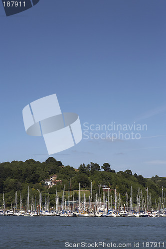 Image of view towards kingswear marina