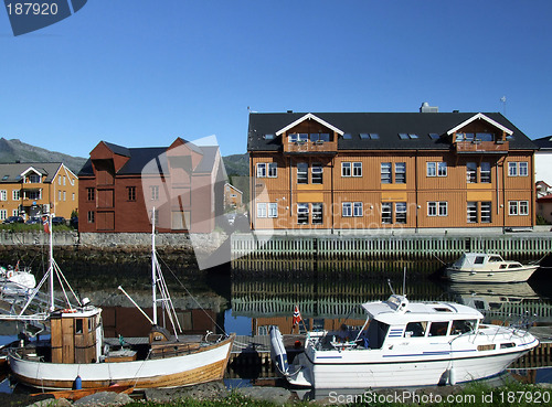 Image of Harbor - postcard from Norway