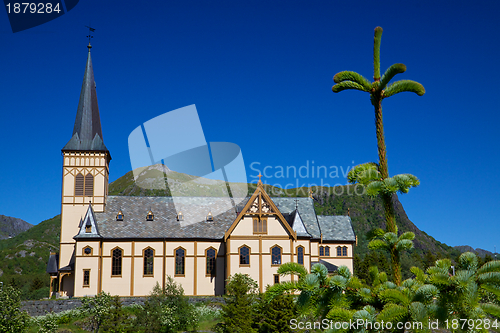 Image of Picturesque Lofoten cathedral