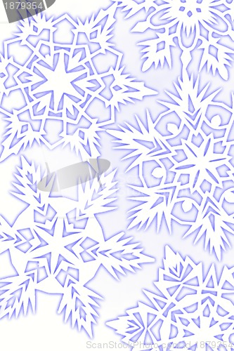 Image of snowflakes background