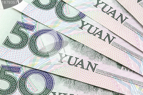 Image of Chinese currency - 50 yuan