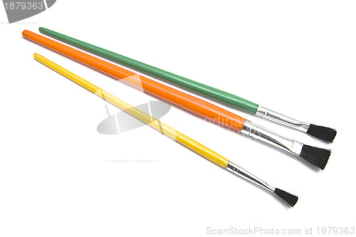 Image of Colorful paintbrushes 