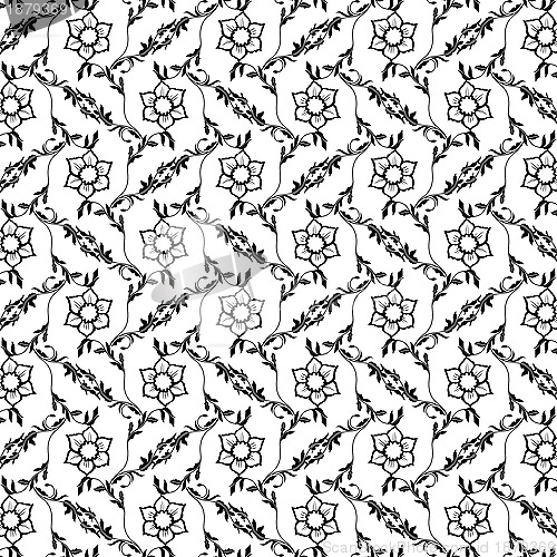 Image of Seamless Floral Pattern