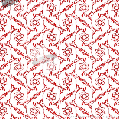 Image of Seamless Floral Pattern
