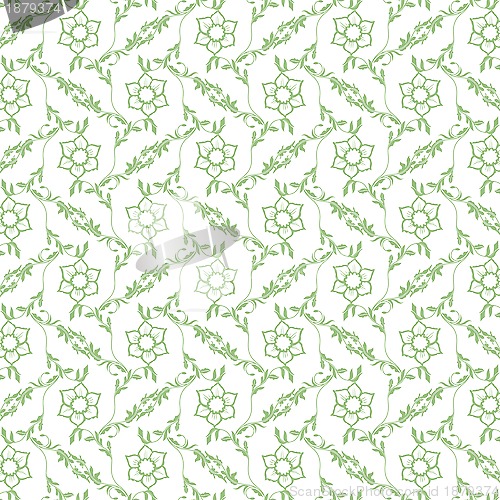 Image of Seamless Floral Pattern