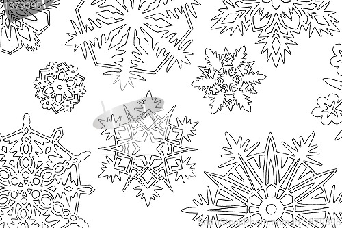 Image of snowflakes