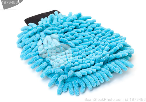 Image of Blue Microfiber Cleaner Glove