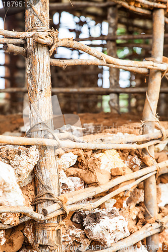 Image of Building house in Africa