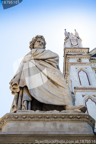 Image of Dante statue
