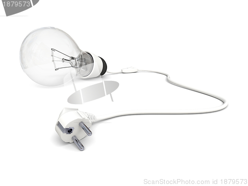Image of Unplugged lightbulb