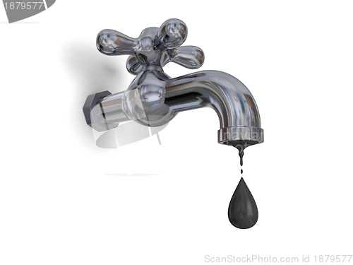 Image of Tap dripping oil