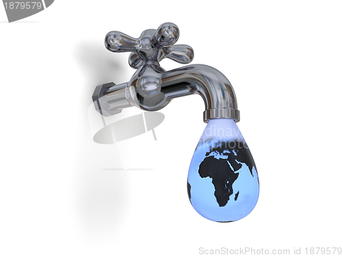 Image of Dripping water tap