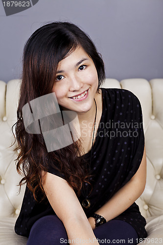 Image of Asian woman smile with beautiful face