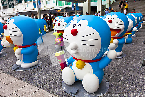 Image of Doreamon exhibition in Hong Kong