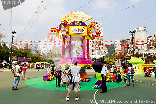 Image of Mid-Autumn Lantern Carnival in Hong Kong