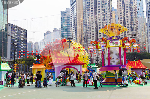 Image of Mid-Autumn Lantern Carnival in Hong Kong