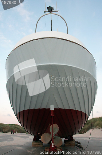 Image of Stern of a fishingboat