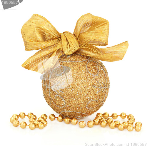 Image of Gold Sparkling Bauble