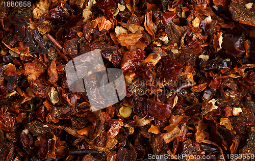 Image of Dried Paprika Background