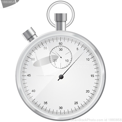 Image of silver stopwatch