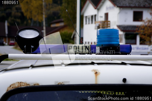 Image of Old Police Car