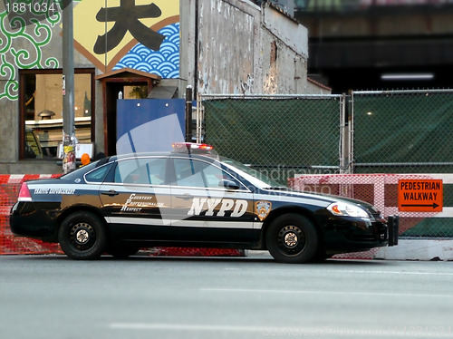 Image of NYPD car