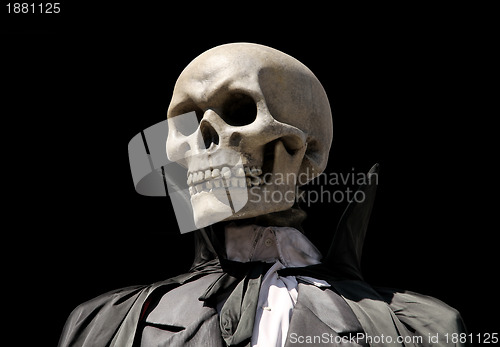 Image of grim reaper. death's skeleton