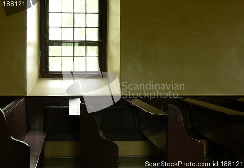 Image of Church Window and Pews