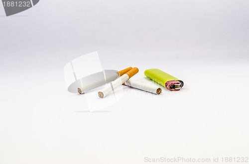 Image of Cigarette with Lighter