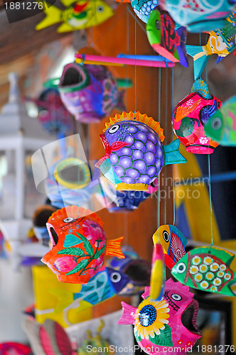 Image of Face ceramic fish in Cozumel - Mexico