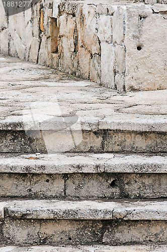 Image of Old stairs built in Cozumel - Mexico